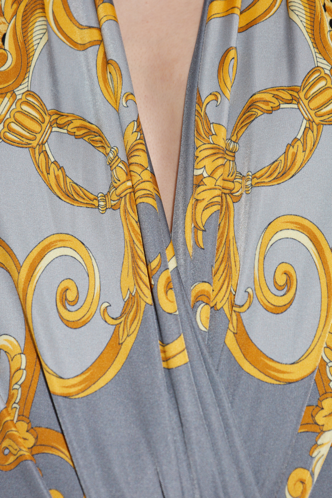 【アーカイブ】Gianni Versace レオパード シースルー シャツ 50 アーカイブ】Gianni Versace レオパード シースルー シャツ 50